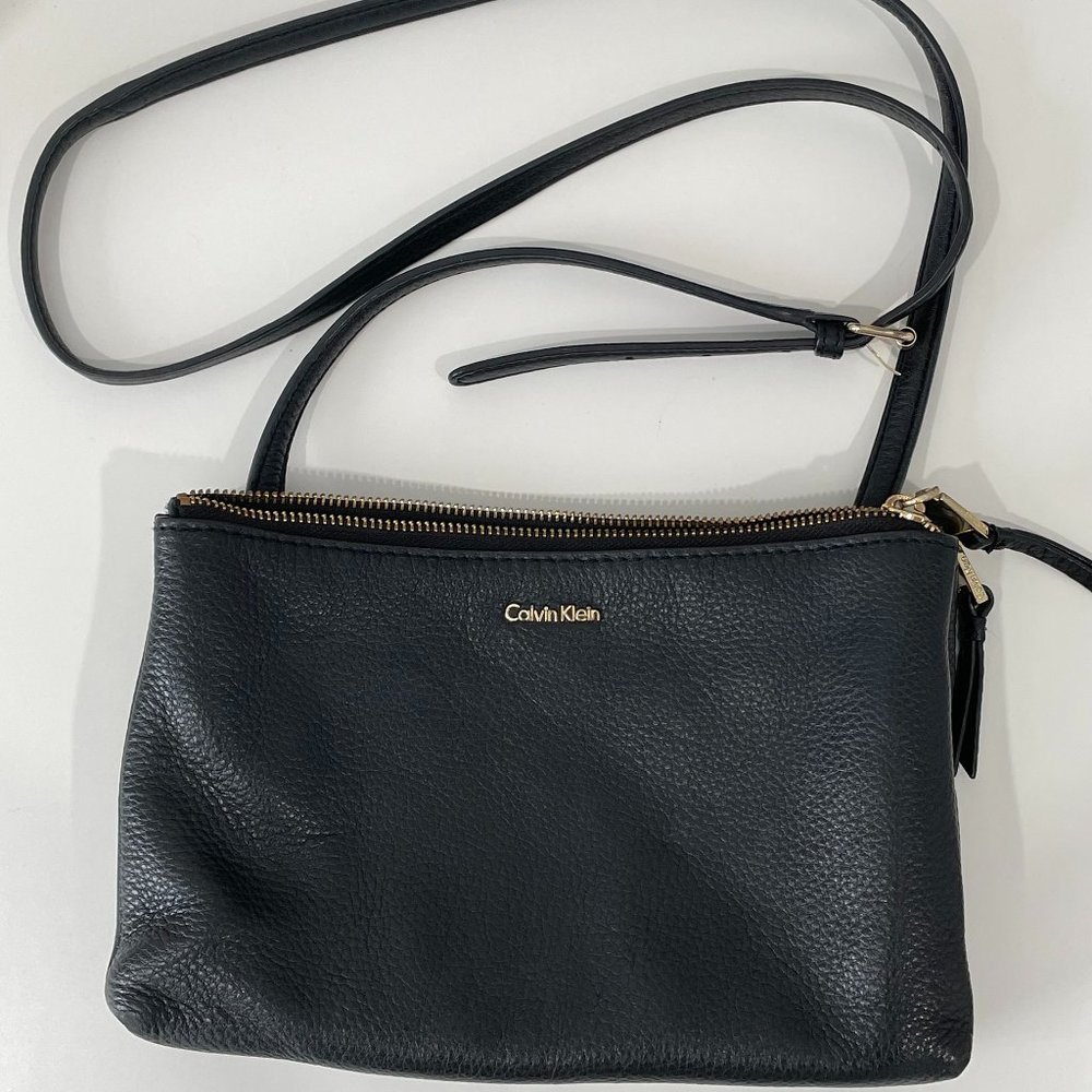 Calvin Klein Women’s Double Zip Crossbody Bag
